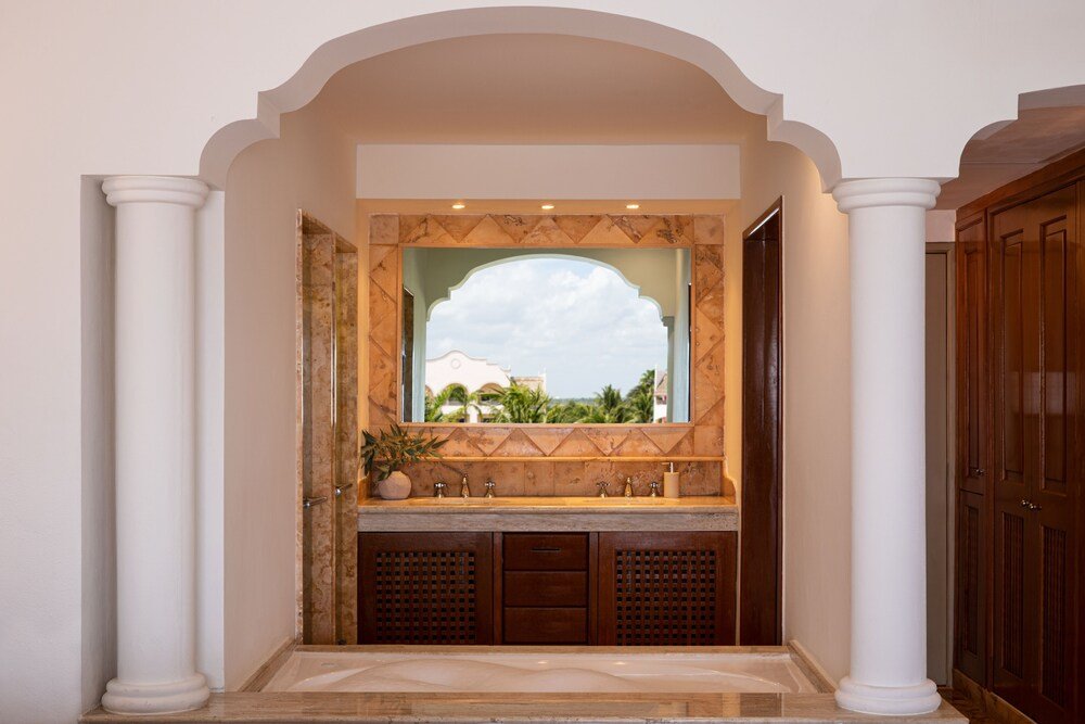 Free cabanas by the pool at Excellence Riviera Cancun