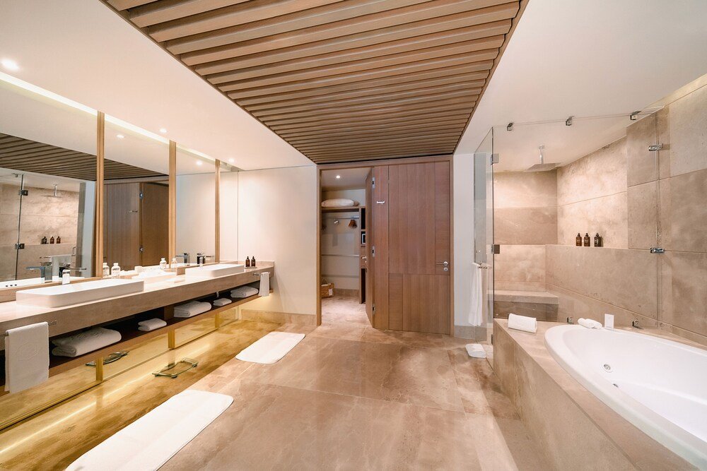 Área de refeições do restaurante no Grand Velas Boutique Hotel