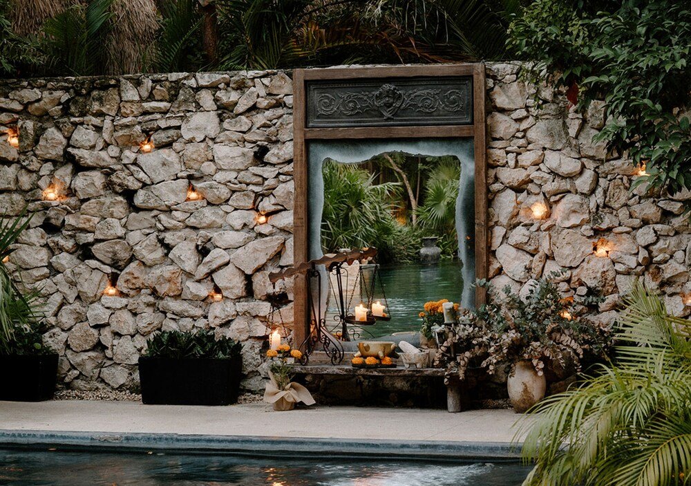 Hotel Bardo Tulum outdoor pool area in the jungle setting