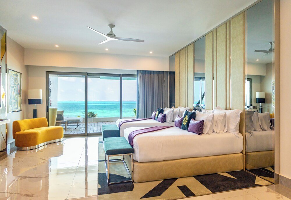 Hotel Mousai Cancún, área de refeições do restaurante do resort all inclusive