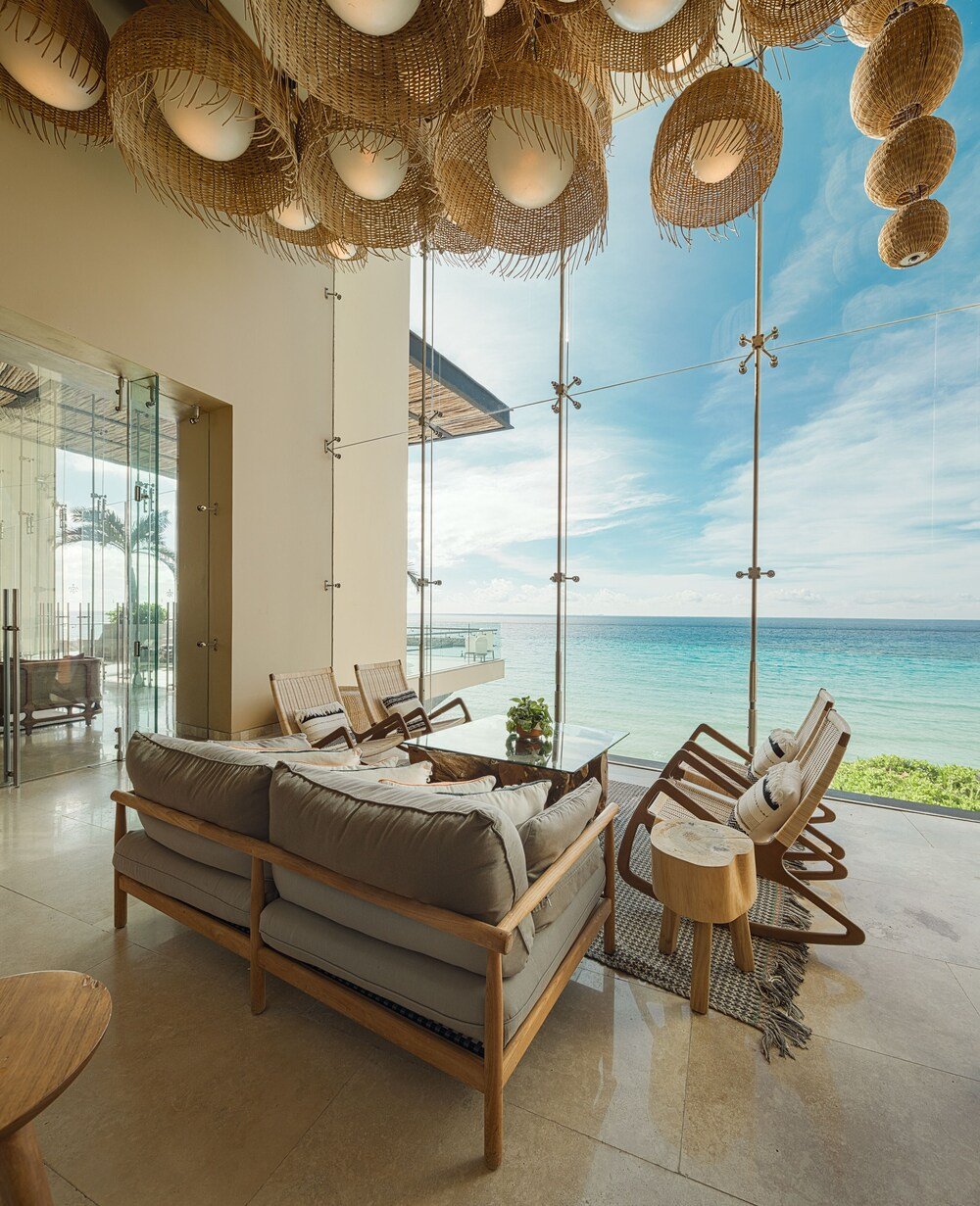 Exterior of the adults-only La Casa de la Playa by Xcaret