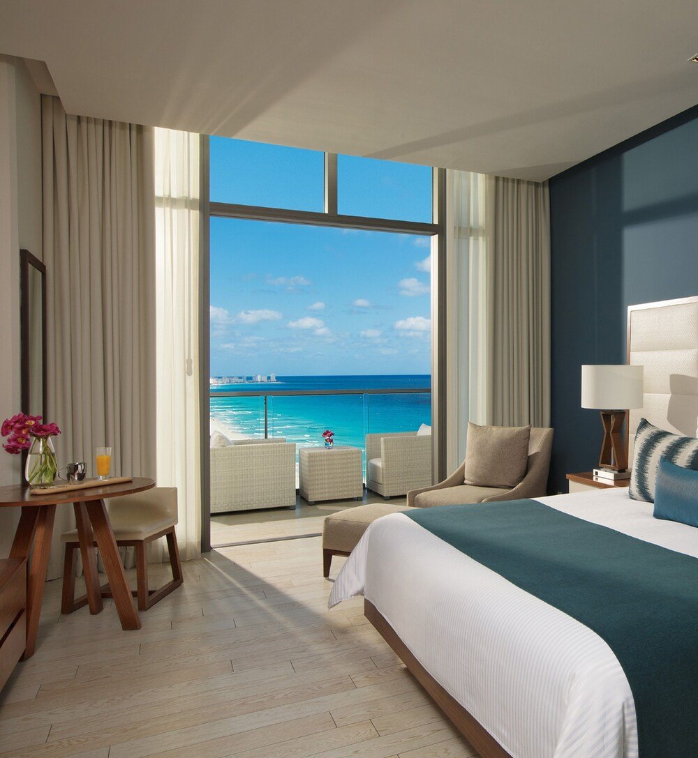 Beach and ocean view near Secrets The Vine Cancun